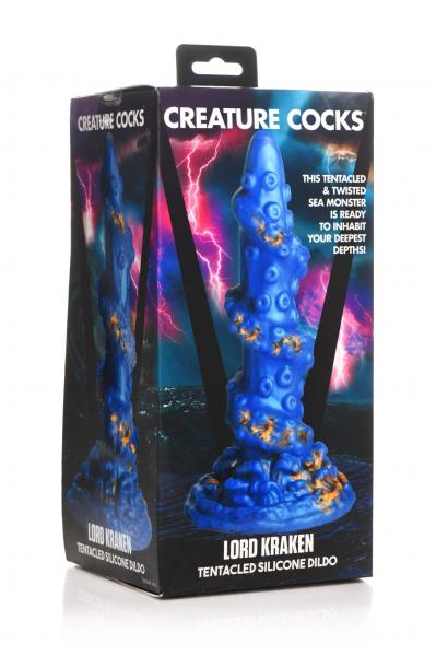 Gode ​​en silicone à tentacules de la créature Cocks Lord Kraken