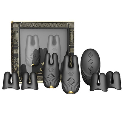 ZALO NAVE Dual Motor Nipple Clamps - App Controlled, 8 Vibration Modes, USB Rechargeable - SP BOUTIQUE