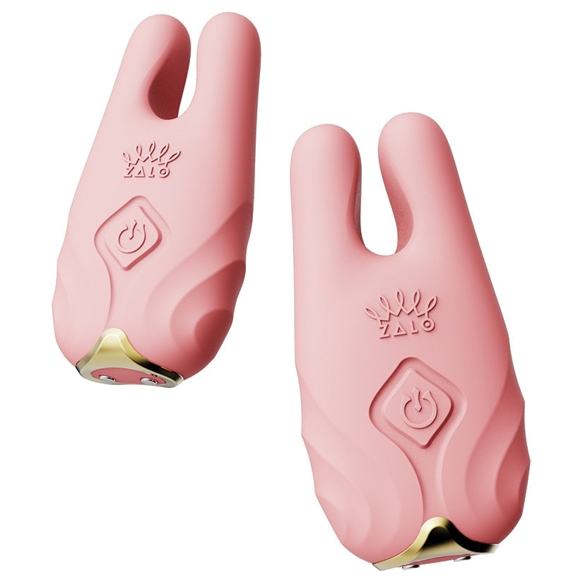 ZALO NAVE Dual Motor Nipple Clamps - App Controlled, 8 Vibration Modes, USB Rechargeable - SP BOUTIQUE