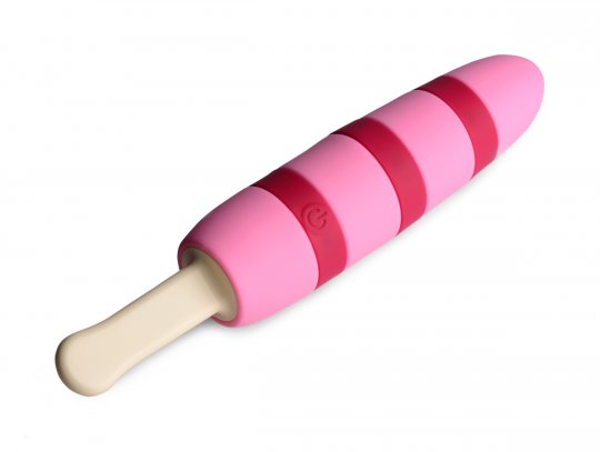 Vibromasseur rechargeable en silicone Fizzin 10X Popsicle