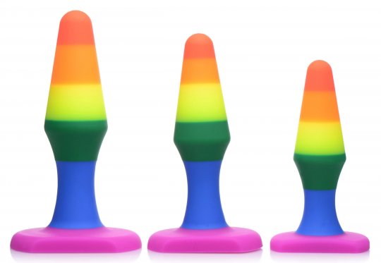 Ensemble anal en silicone Rainbow Ready