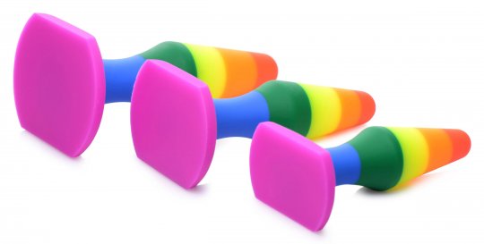 Ensemble anal en silicone Rainbow Ready