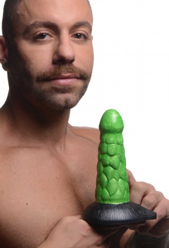 Gode ​​en silicone radioactif Creature Cocks 7,5 pouces - Vert