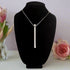 7X Discreet Vibrator Jewelry Necklace, Stainless Steel with Powerful Vibrations & 4 Patterns - SP BOUTIQUE
