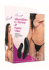 Secrets Rechargeable Silicone Lace G-String and Panty Vibe - SP BOUTIQUE