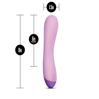 Wellness G Curve Vibrator - Powerful G-Spot Stimulation, 10 Vibration Functions, Waterproof, Purple - SP BOUTIQUE