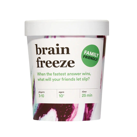 Brain Freeze : le jeu « Parlez avant de réfléchir »