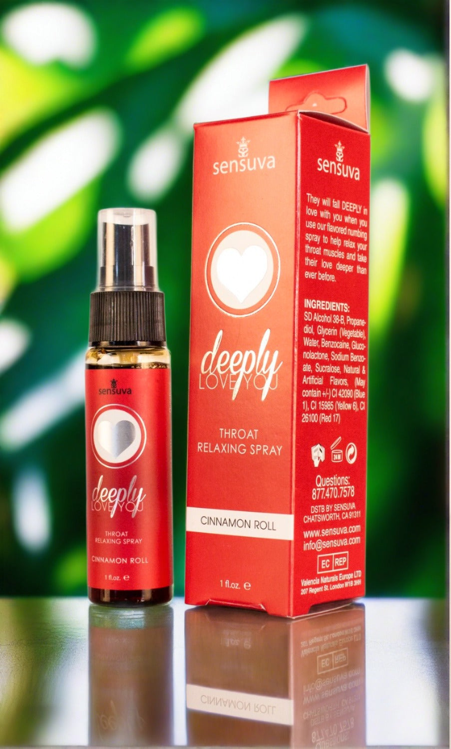 Spray relaxant pour la gorge Sensuva Deeply Love You