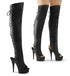 DELIGHT-3019 Blk Faux Leather/Blk Matte - SP BOUTIQUE