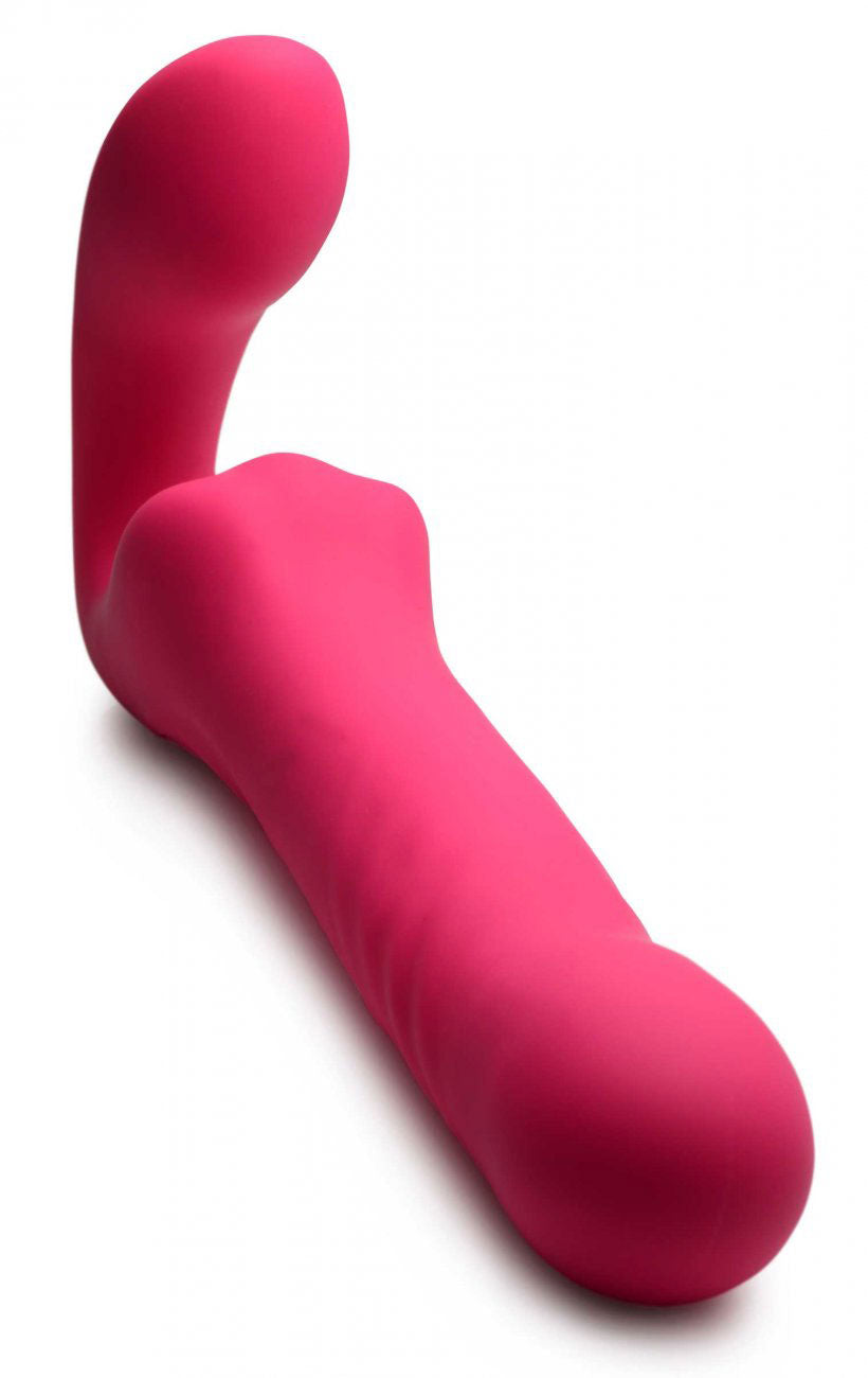 Mighty-Thrust Thrusting and Vibrating Strapless Strap-on With Remote - SP BOUTIQUE