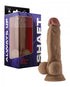 Shaft Model A Flexskin Liquid Silicone 7.5" Dong W/balls - Oak - SP BOUTIQUE