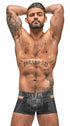 Male Power Checked Mate Cutout Short - SP BOUTIQUE