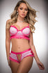 GW- L2209 2pc Silky Chekkini Panty & Bra Top - SP BOUTIQUE