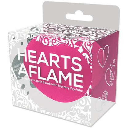 Hearts A Flame Erotic Lovers Bath Bomb w/ Vibe Inside - SP BOUTIQUE