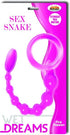 S*x Snake Pink Anal Beads - SP BOUTIQUE