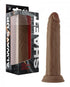 Shaft Model J Liquid Silicone 8.5" Dong - Oak - SP BOUTIQUE