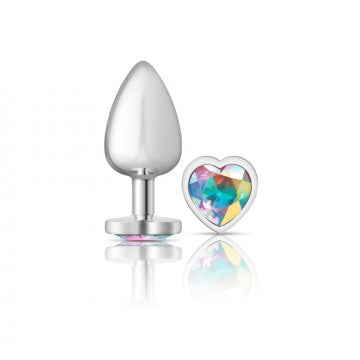Cheeky Charms-Silver Metal Butt Plug - SP BOUTIQUE