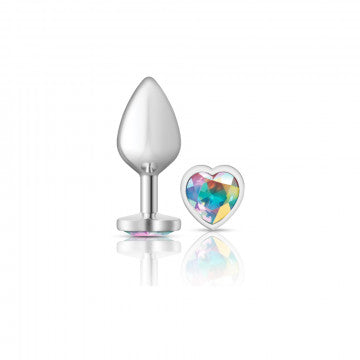Cheeky Charms-Silver Metal Butt Plug - SP BOUTIQUE