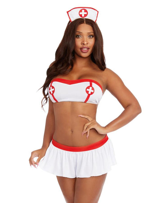 Dreamgirl Nurse Bedroom Costume Four-Piece Set