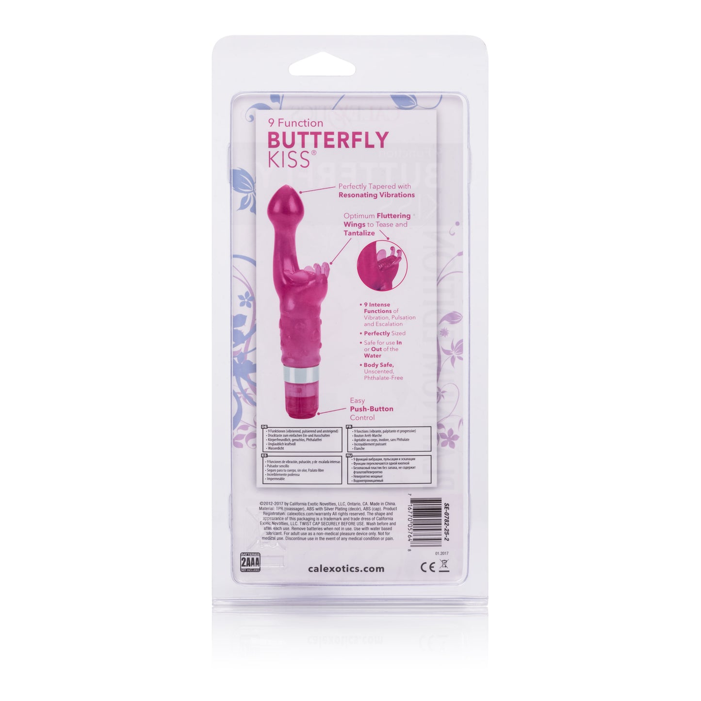 Vibromasseur Butterfly Kiss édition platine