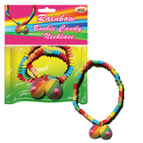 Rainbow Boobie Candy Necklace