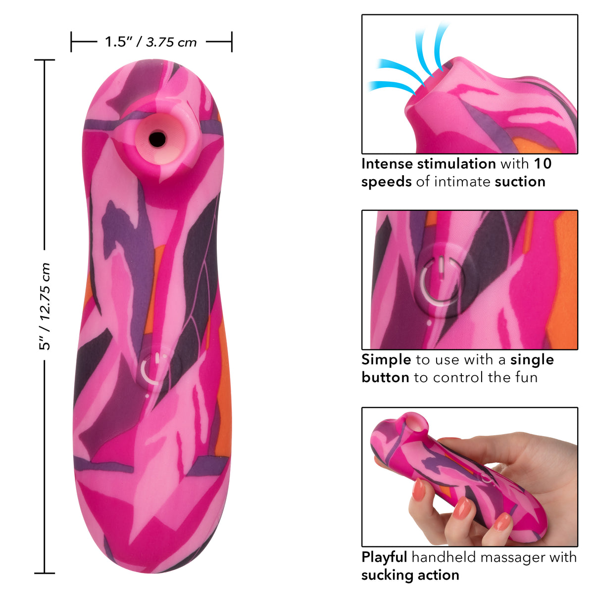 Naughty Bits Suck Buddy Playful Massager - SP BOUTIQUE