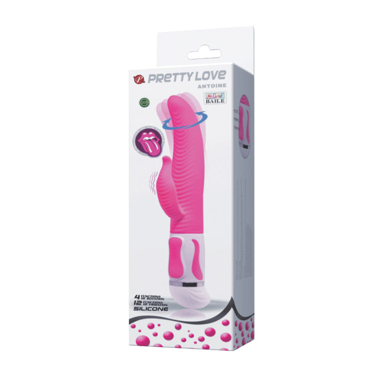Pretty Love Antonie Twisting Rabbit - Pink - SP BOUTIQUE