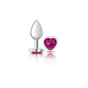 Cheeky Charms-Silver Metal Butt Plug