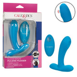 Silicone Remote Pulsing Pleaser Blue