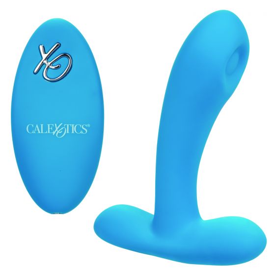 Silicone Remote Pulsing Pleaser Blue