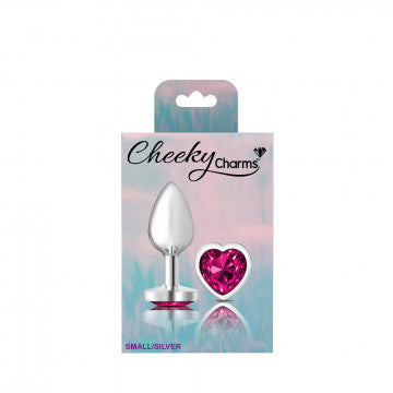 Cheeky Charms-Silver Metal Butt Plug