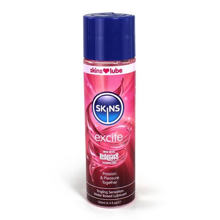 Skins Excite Tingling Water-Based Lubricant - SP BOUTIQUE