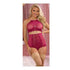 Magic Silk Cranberry crush Halter & Panty-Damaged Box - SP BOUTIQUE